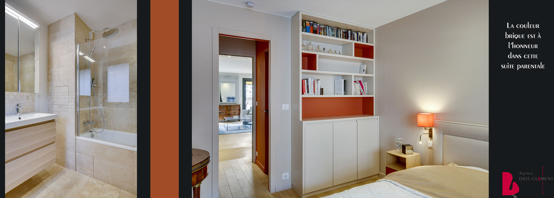 Chambre du projet Menke, signée Agence Diot-Clément